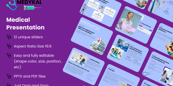 FREE - Medykal Healthcare Powerpoint Presentation Template PowerPoint Template - Download FREE - Medykal Healthcare Powerpoint Presentation Template PowerPoint Template - Download