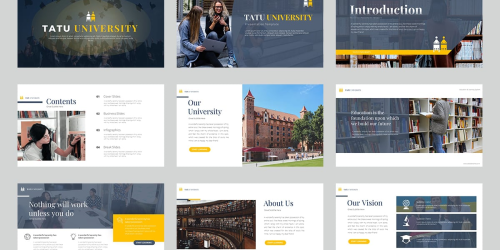 Tatu Uni Presentation PowerPoint template PowerPoint Template - Download