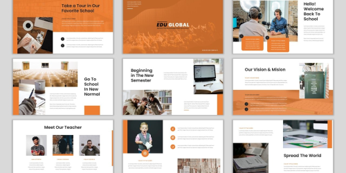 Global Edu - Education Presentation Template Google Slides - Download
