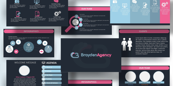 Free Dark Blue Theme For Google Slides - Download Free Dark Blue Theme For Google Slides - Download