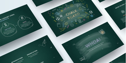 Free Chalkboard PowerPoint template PowerPoint Template - Download