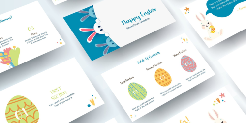 Free Easter PowerPoint template PowerPoint Template - Download