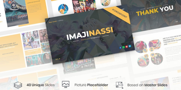 Imajinassi – Creative Business PowerPoint template PowerPoint Template - Downlaod Imajinassi – Creative Business PowerPoint template PowerPoint Template - Downlaod