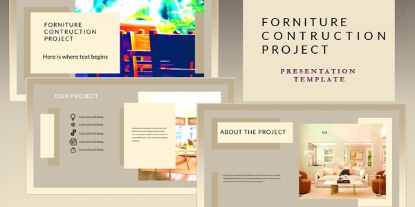 FORNITURE- Free PowerPoint Presentation Template PowerPoint Template - download FORNITURE- Free PowerPoint Presentation Template PowerPoint Template - download
