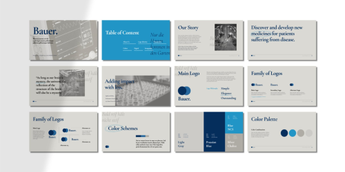 Bauer - Brand Guidelines Google Slides Template - download