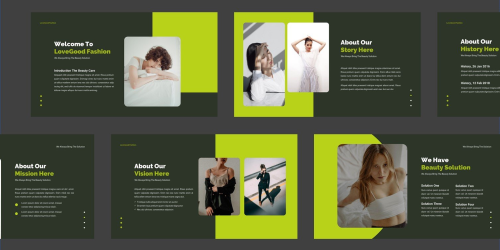 FREE LoveGood Beauty Care And Fashion Professional Presentation Keynote Template - download