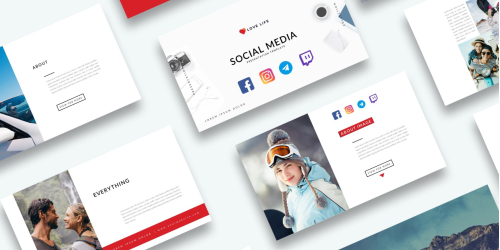 Free Social Media Presentation - Keynote template Keynote Template - Download