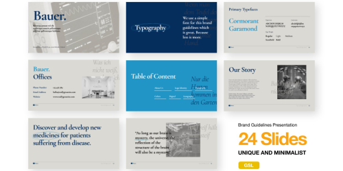 Bauer - Brand Guidelines Google Slides Template - download