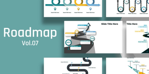 Business Roadmap Presentation Template FREE PowerPoint Template - Download