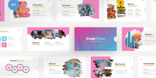 Creatives Creative Agency - Keynote template Keynote Template - Download