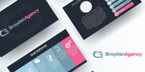 Dark Blue Free Download PowerPoint template PowerPoint Template - Download