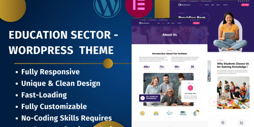 Education Sector - Free Educational WordPress Theme - Download