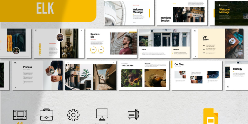 Elk - Minimalist Presentation - Google Slides Template - download
