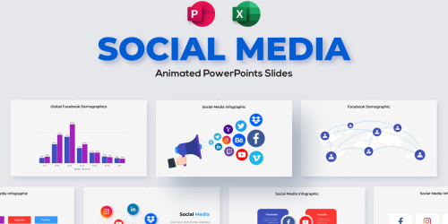 Free Animated Social Media PowerPoint Template - Download