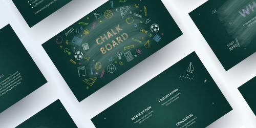 Free Chalkboard PowerPoint template PowerPoint Template - Download