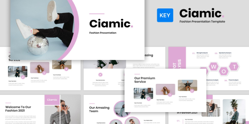 Free Ciamic - Fashion Business Presentation Keynote Template - Download