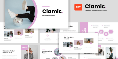 Free Ciamic - Fashion Business Presentation PowerPoint Template - Download