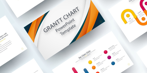 Free Gantt Chart PowerPoint template PowerPoint Template - Download