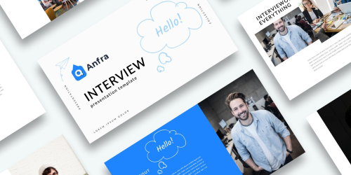 Free Interview Presentation PowerPoint template PowerPoint Template - download