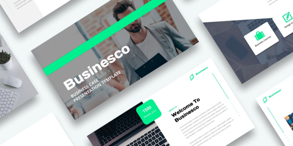 Free Business Case Presentation PowerPoint template PowerPoint Template - Download