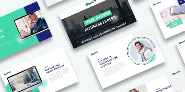 Free Business Plan Presentation PowerPoint template PowerPoint Template - Download