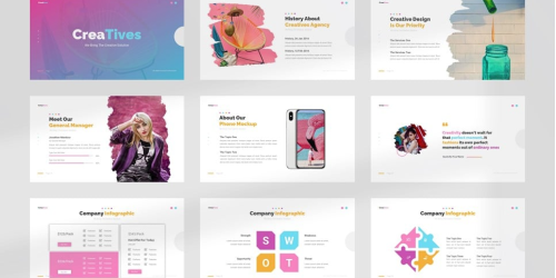 Creatives Creative Agency PowerPoint template PowerPoint Template - Download