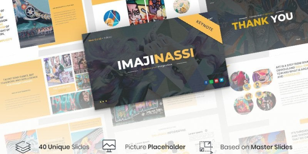 Imajinassi – Creative Business - Keynote template Keynote Template - Download Imajinassi – Creative Business - Keynote template Keynote Template - Download