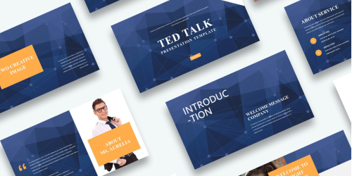 Free Ted Talk Presentation Kenote Template Keynote Template - Download