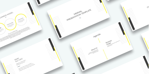 Free Minimal Presentation Keynote template Keynote Template - Download