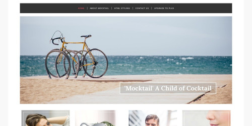 Mocktail Free - Personal and Multi-Author Free WordPress Blog Child Theme