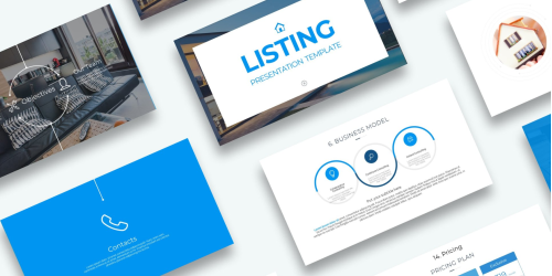 Free Listing Powerpoint Presentation Template PowerPoint Template - Download
