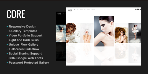 Core | Photography WordPress