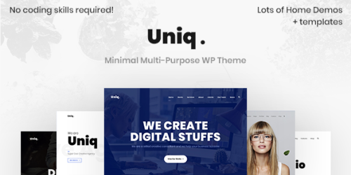 Uniq - Minimal Creative WordPress