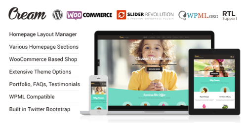 Cream - WooCommerce WordPress Theme