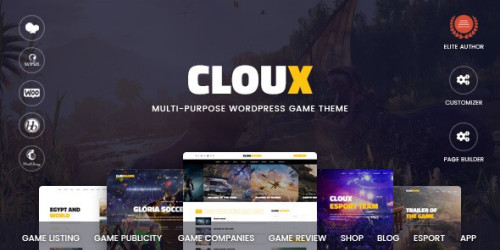 Cloux | Game & Gaming Theme