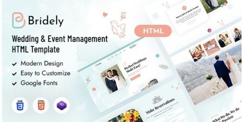 Bridely | Wedding & Event Management HTML Template - Download Bridely | Wedding & Event Management HTML Template - Download