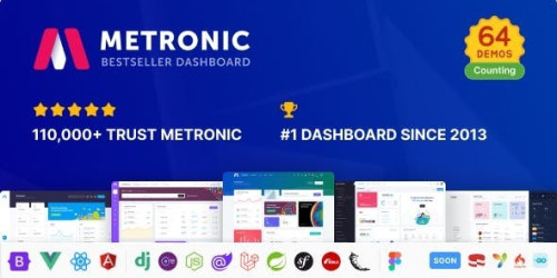 We Will Setup and Customization Metronic | Bootstrap HTML, VueJS, React, Angular, Asp.Net, Django & Laravel Admin Dashboard Template