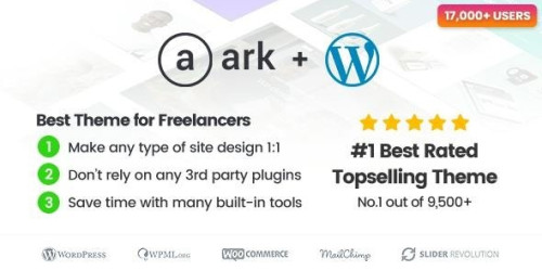 We Will Setup and Customization The Ark | WordPress Theme made for Freelancers