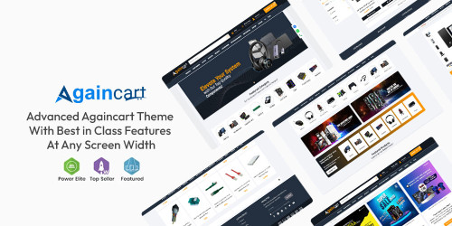 We Will Setup and Customization Againcart - Advanced E-commerce Theme | Template 1