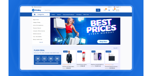 We Will Setup & Customization 6valley Multi-Vendor E-commerce - Complete eCommerce Mobile App, Web, Seller and Admin Panel