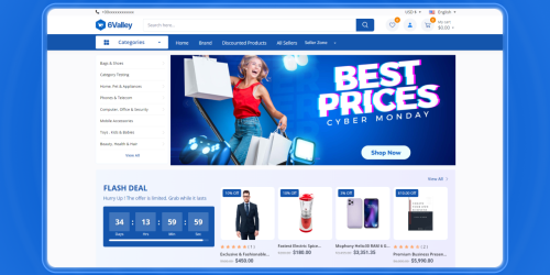 We Will Setup & Customization 6valley Multi-Vendor E-commerce - Complete eCommerce Mobile App, Web, Seller and Admin Panel