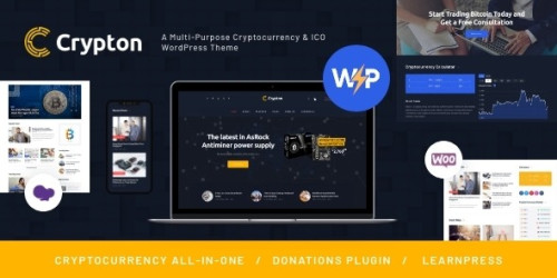 Crypton | Cryptocurrency WordPress Theme