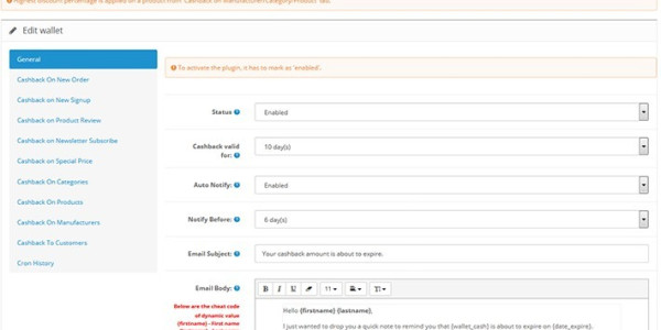 Opencart - Reward Point, Cashback, Wallet, Loyalty, Birthday Credit - Download Opencart - Reward Point, Cashback, Wallet, Loyalty, Birthday Credit - Download