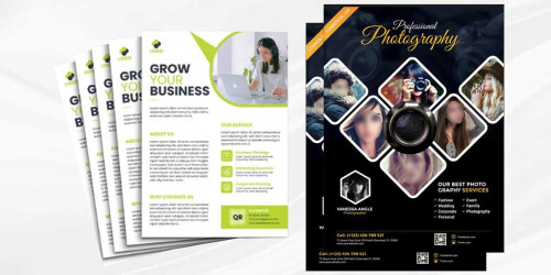 We will design clean and professional flyer for your business