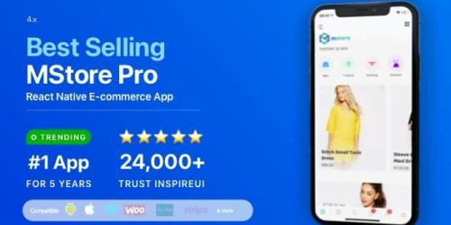 MStore Pro - Complete React Native template for e-commerce