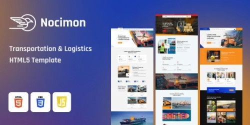 Nocimon - Transportation & Logistics HTML  - Download