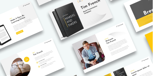 Free Book Presentation PowerPoint template PowerPoint Template - Download